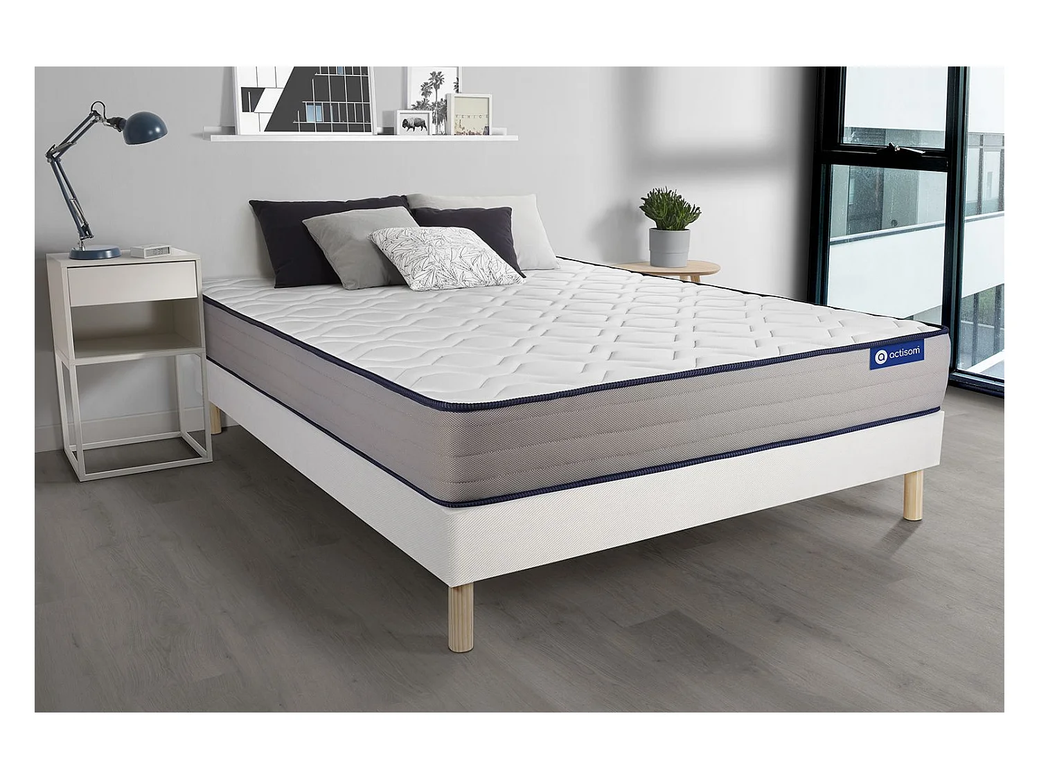 Ensemble Matelas Sommier 135x200 cm - Actilatex Form