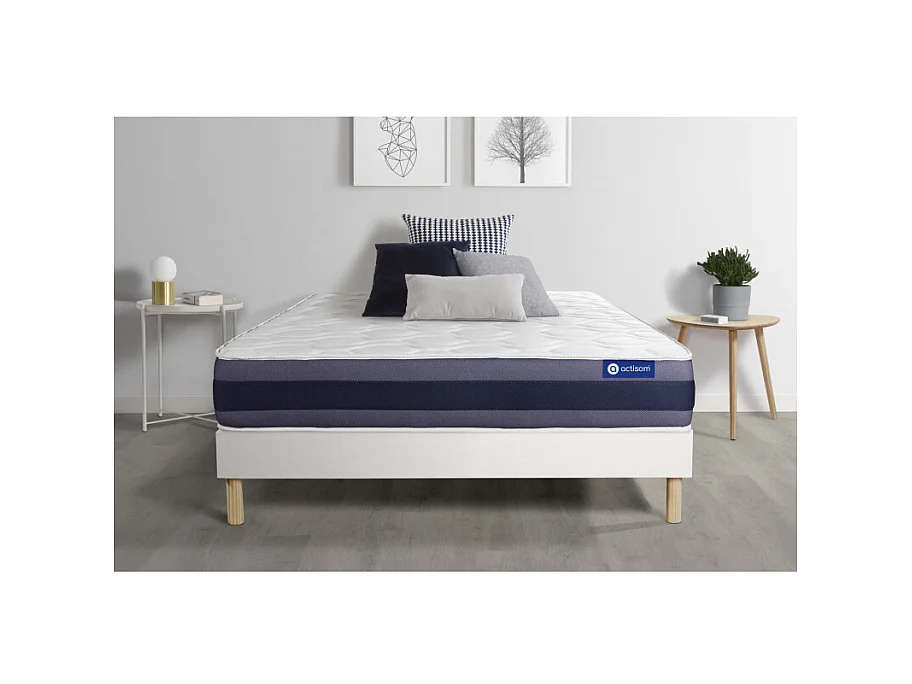 Ensemble Matelas Sommier 135x190 cm - Actilatex Morpho