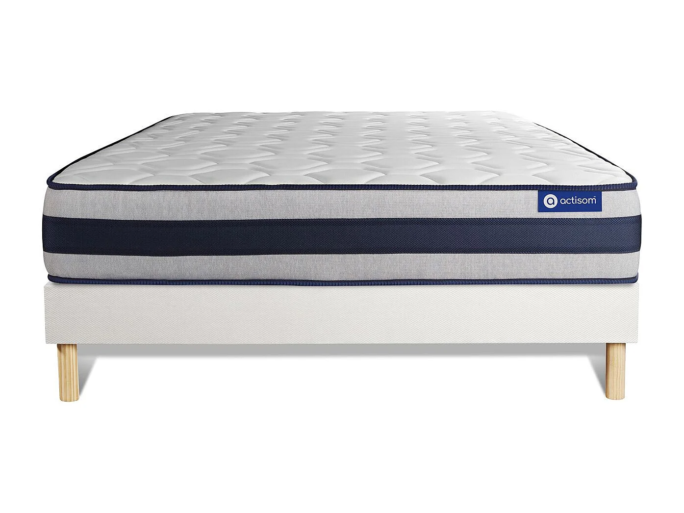 Ensemble Matelas Sommier 135x190 cm - Actiflex Ergo