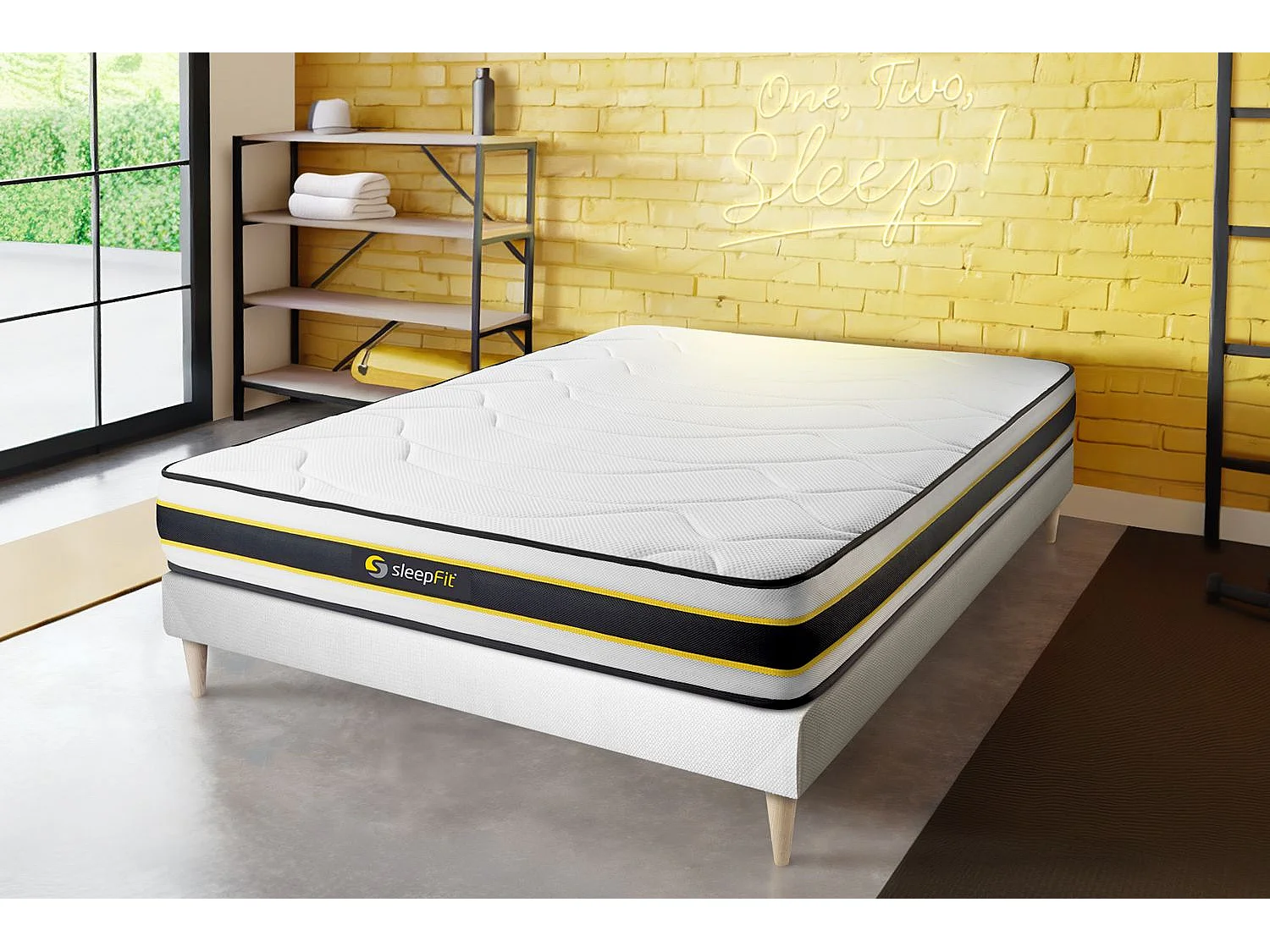 Ensemble Matelas Sommier 135x190 cm - Flexy
