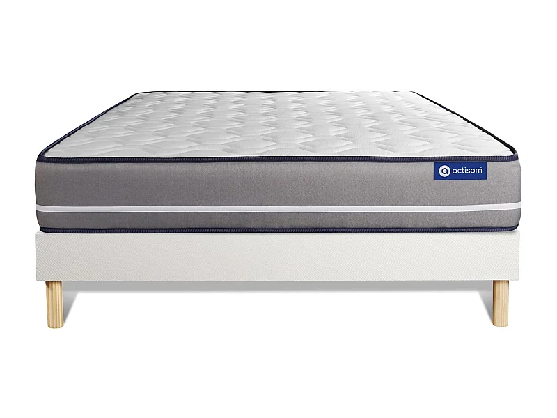 Ensemble Matelas Sommier 135x190 cm - Actimemo Pur