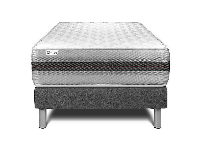 Ensemble Matelas Sommier 120x200 cm - Vitalmemo Back