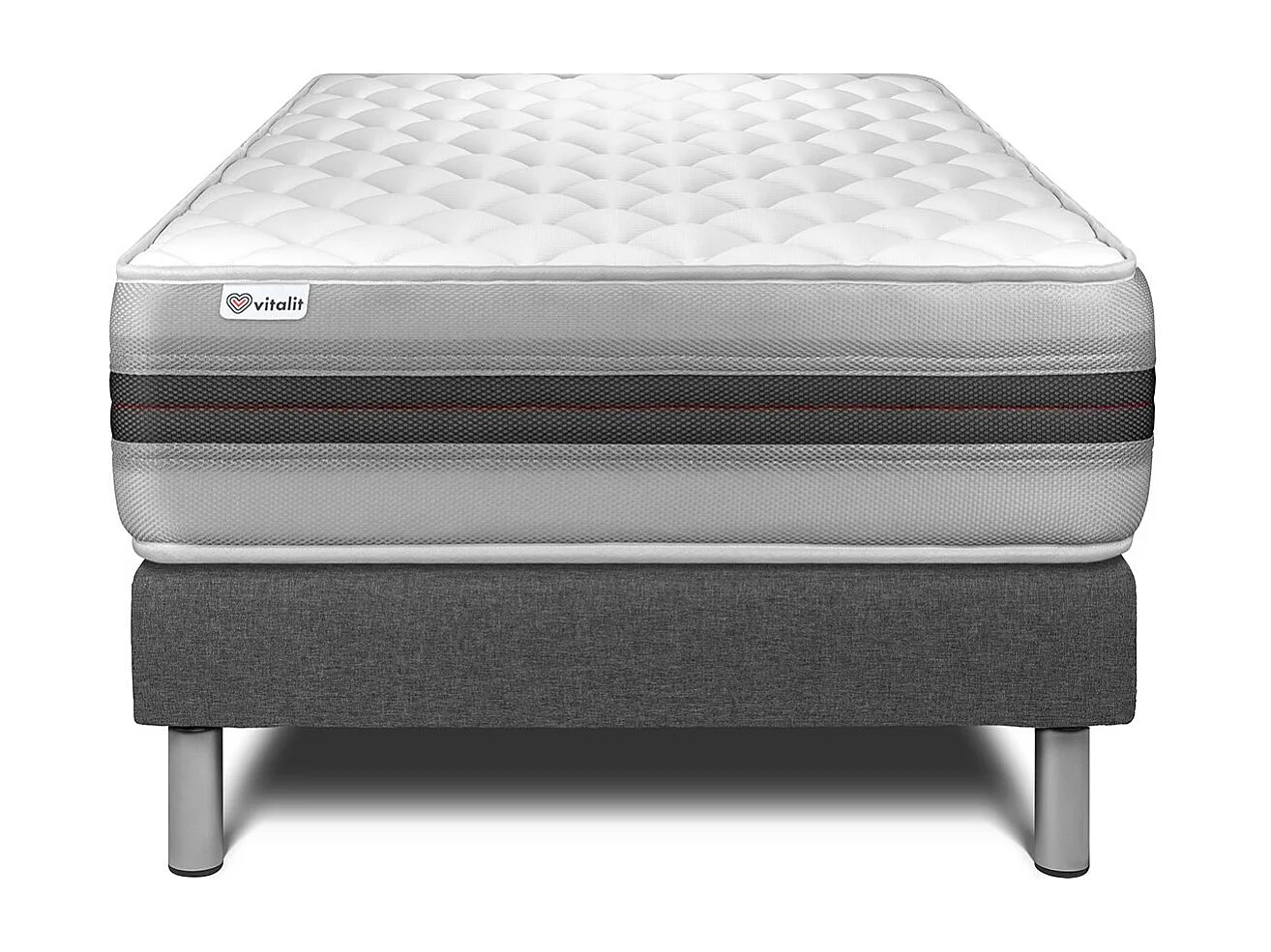 Ensemble Matelas Sommier 120x200 cm - Vitalmemo Back