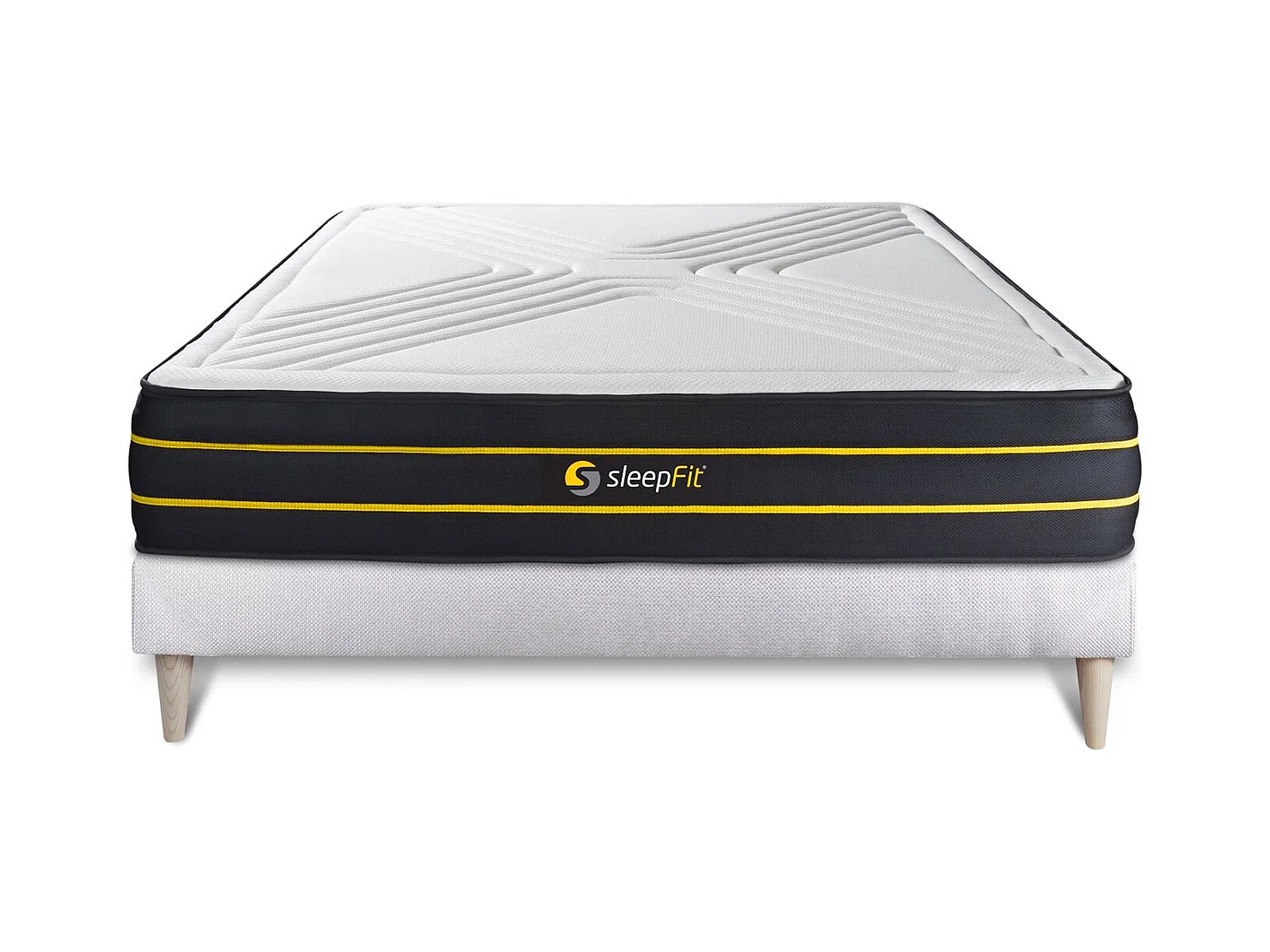 Ensemble Matelas Sommier 150x200 cm - Ultra