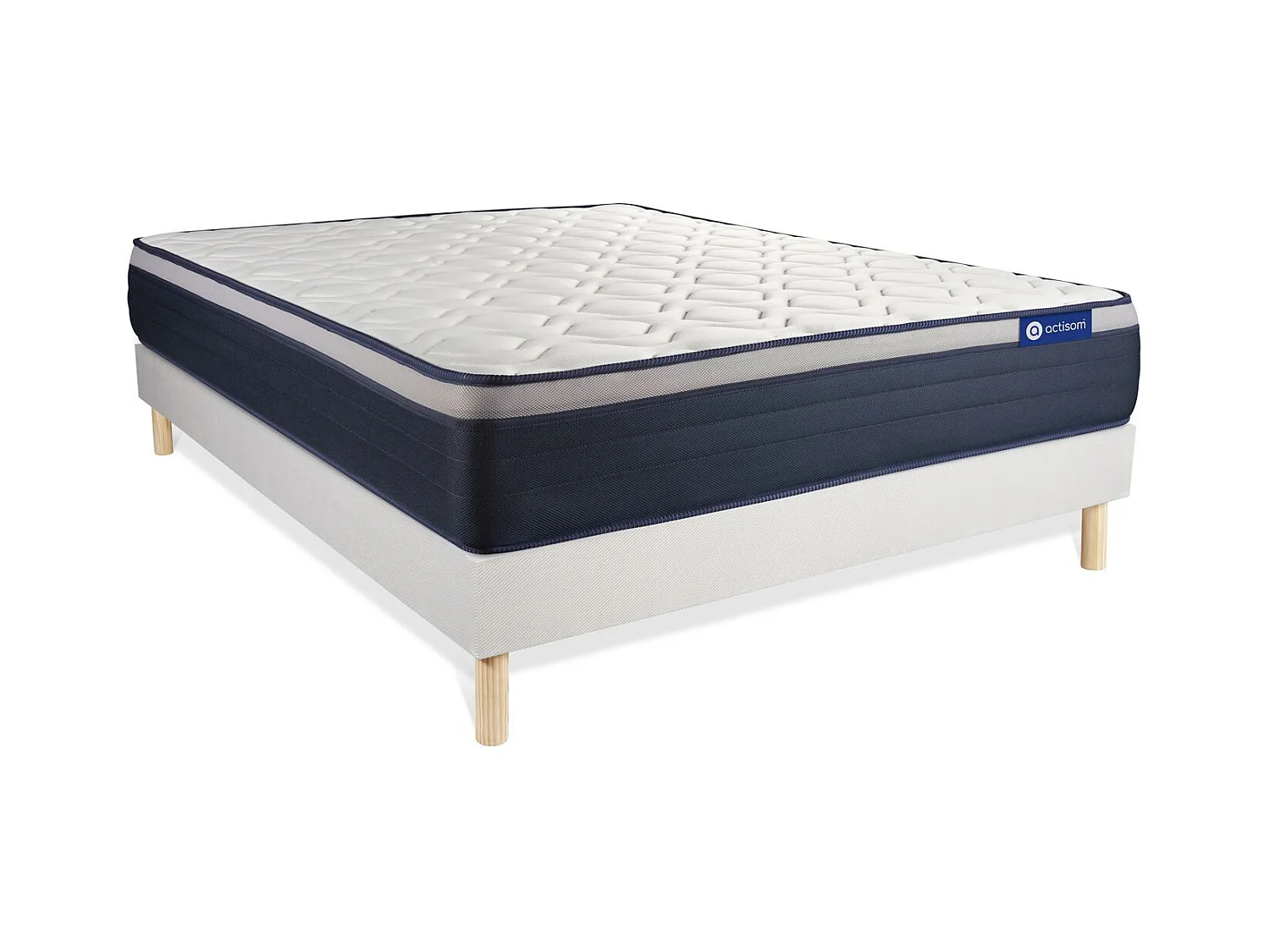 Ensemble Matelas Sommier 150x200 cm - Actilatex Max