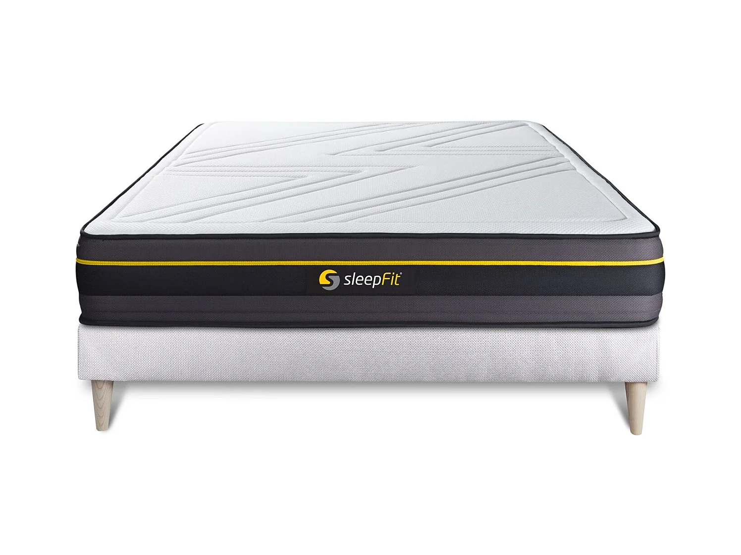 Ensemble Matelas Sommier 135x190 cm - Active