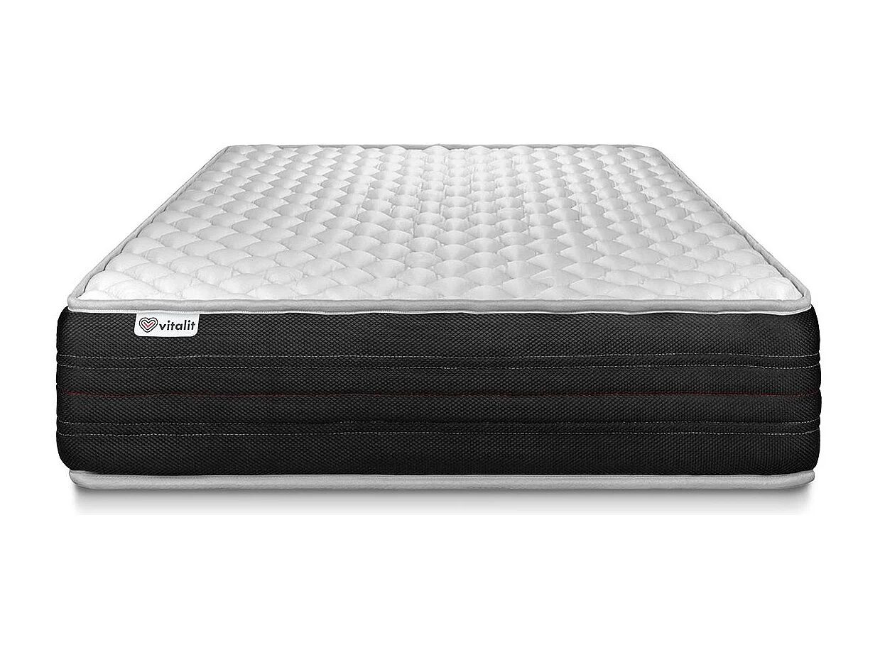Ensemble Matelas Sommier 90x200 cm - Vitalmemo One