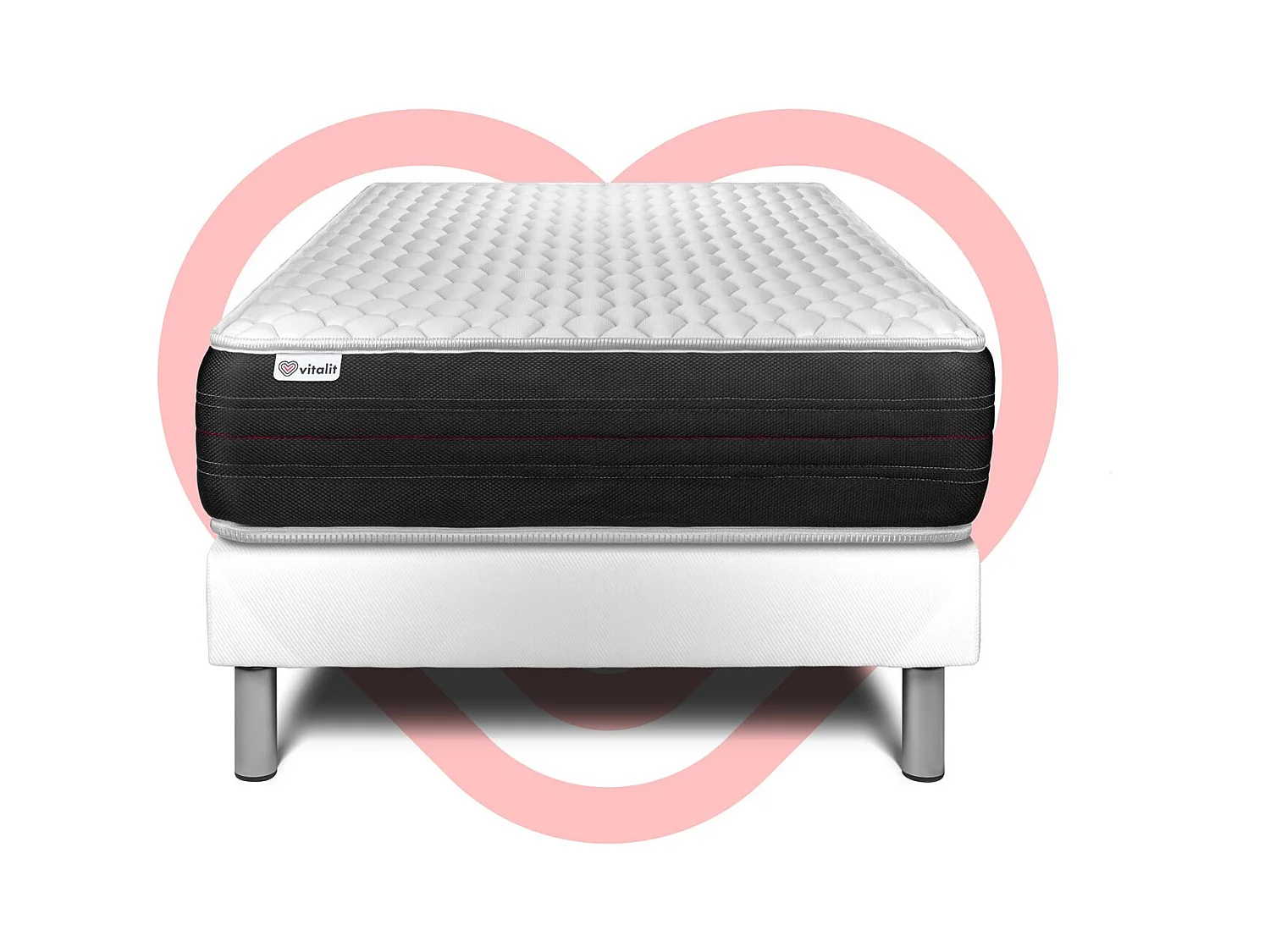 Ensemble Matelas Sommier 120x200 cm - Vitalspring