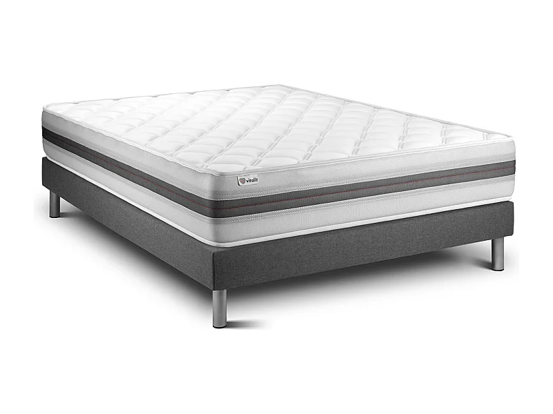 Ensemble Matelas Sommier 160x190 cm - Vitalmemo Back