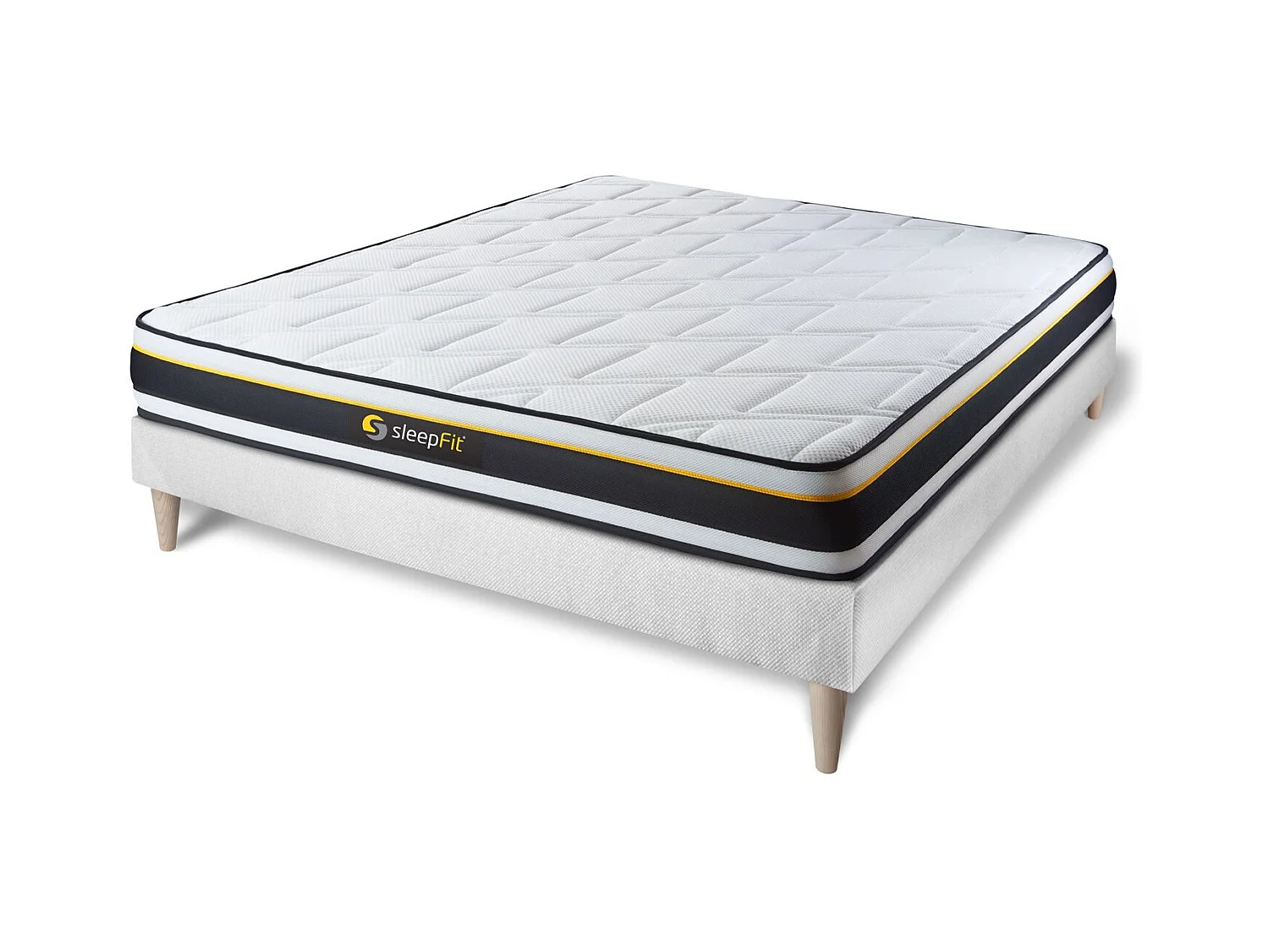 Ensemble Matelas Sommier 120x200 cm - Soft