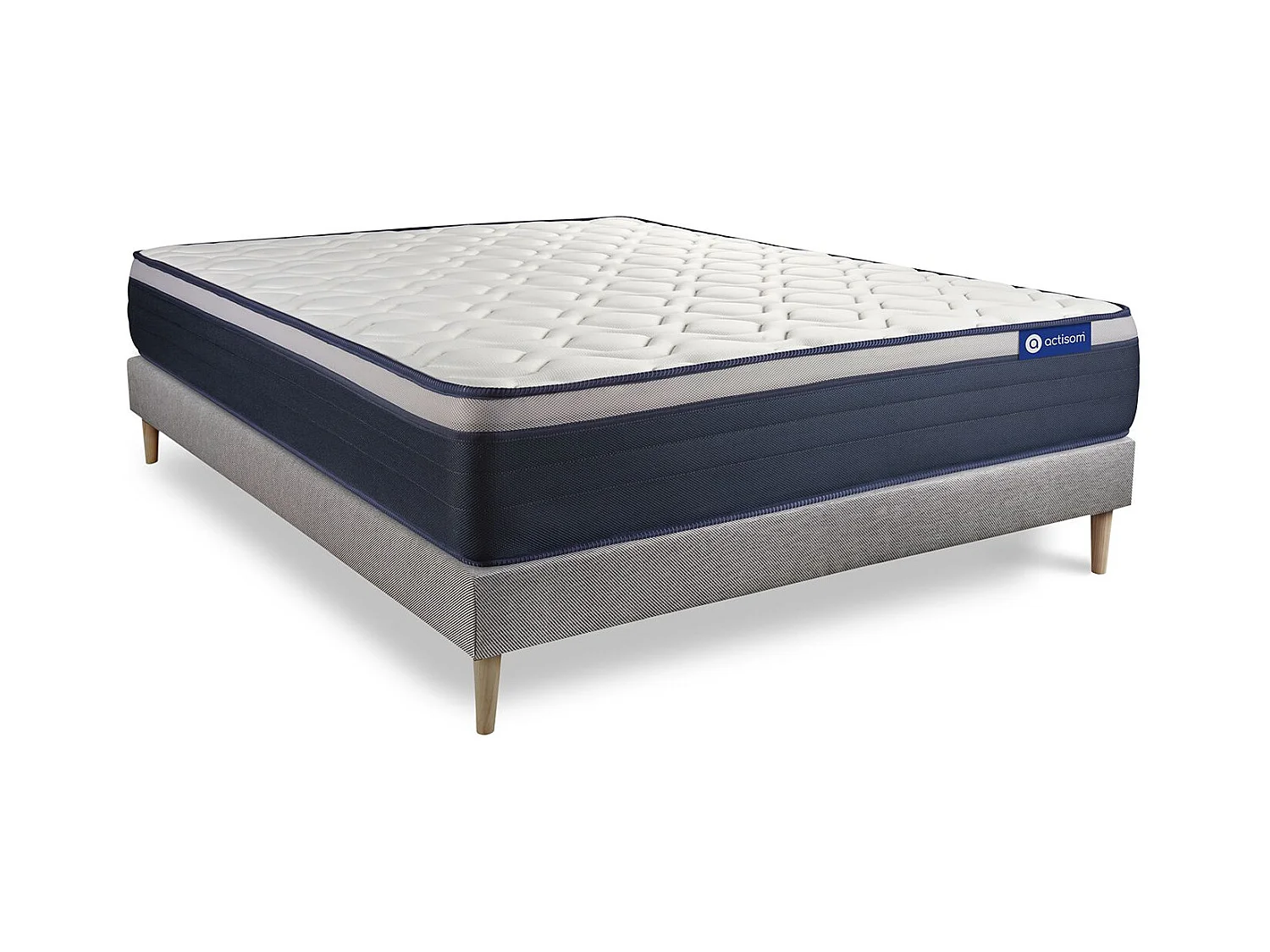 Ensemble Matelas Sommier 160x190 cm - Actilatex Max