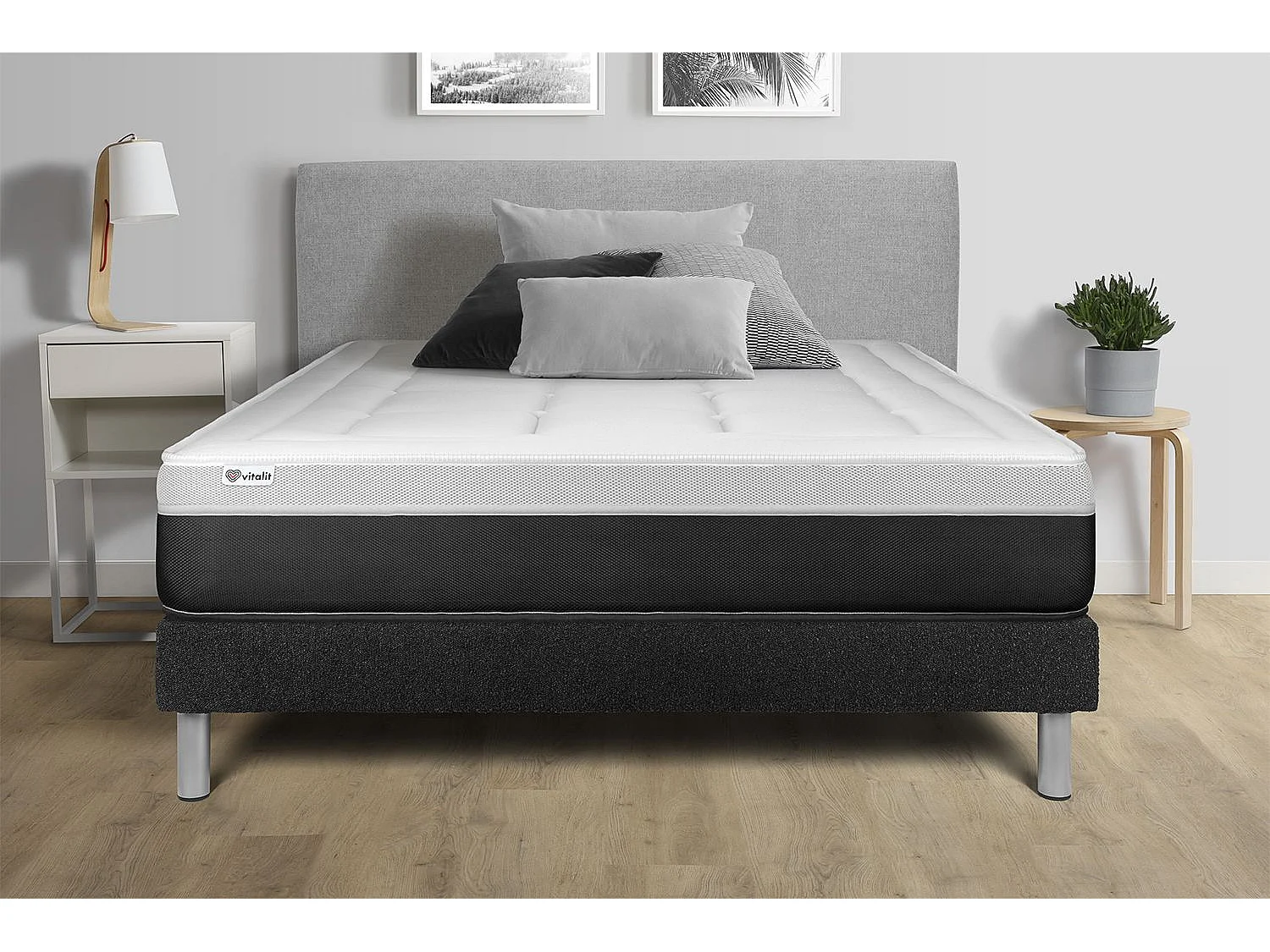 Ensemble Matelas Sommier 160x190 cm - Vital Form