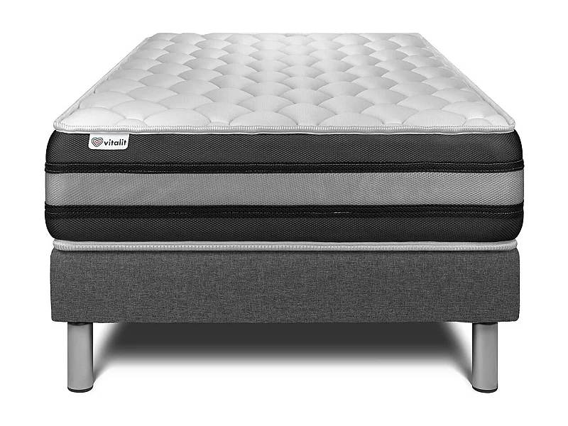 Ensemble Matelas Sommier 120x190 cm - Vitalspring Zen