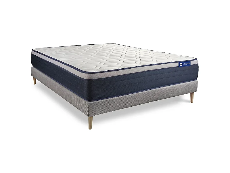 Ensemble Matelas Sommier 135x190 cm - Actiflex Max
