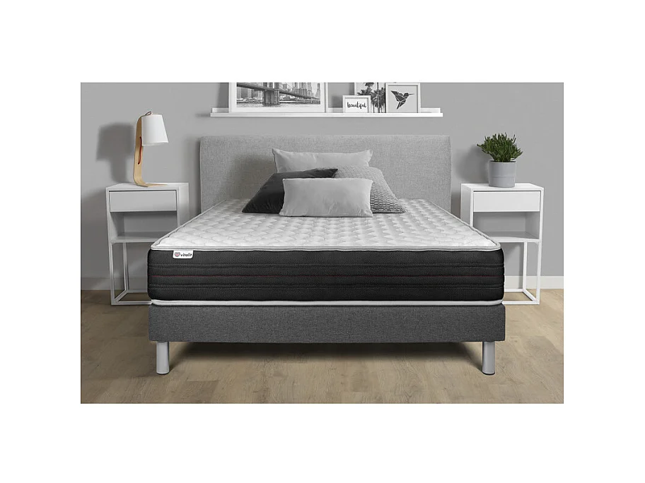 Ensemble Matelas Sommier 120x200 cm - Vitalmemo One