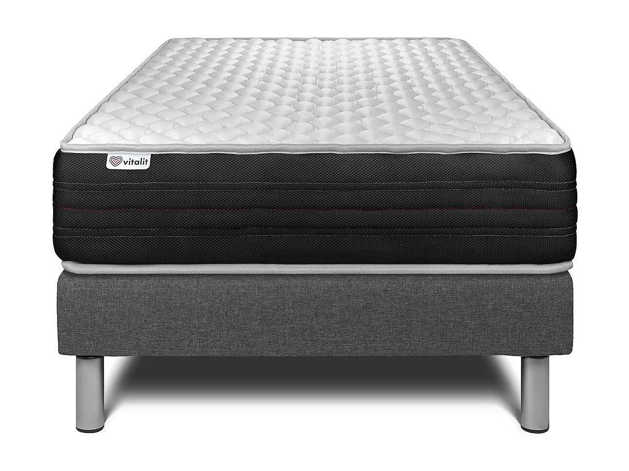 Ensemble Matelas Sommier 120x200 cm - Vitalmemo One