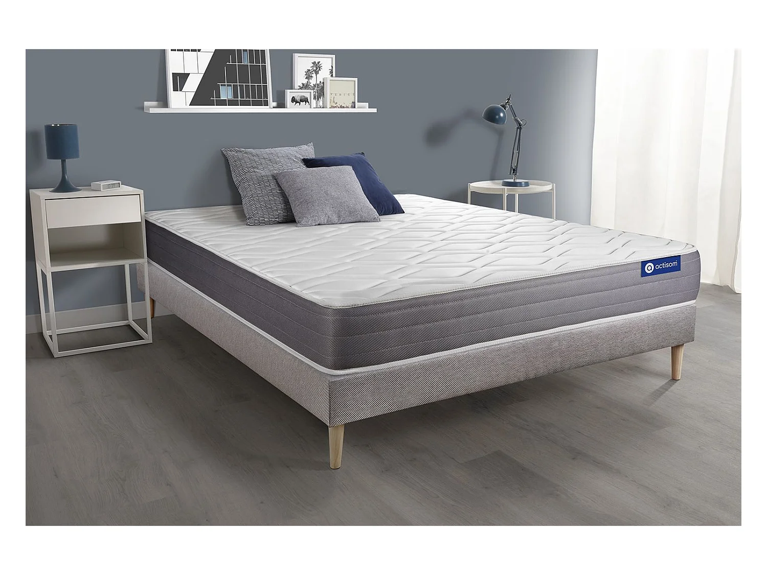 Ensemble Matelas Sommier 135x190 cm - Actiflex Dream