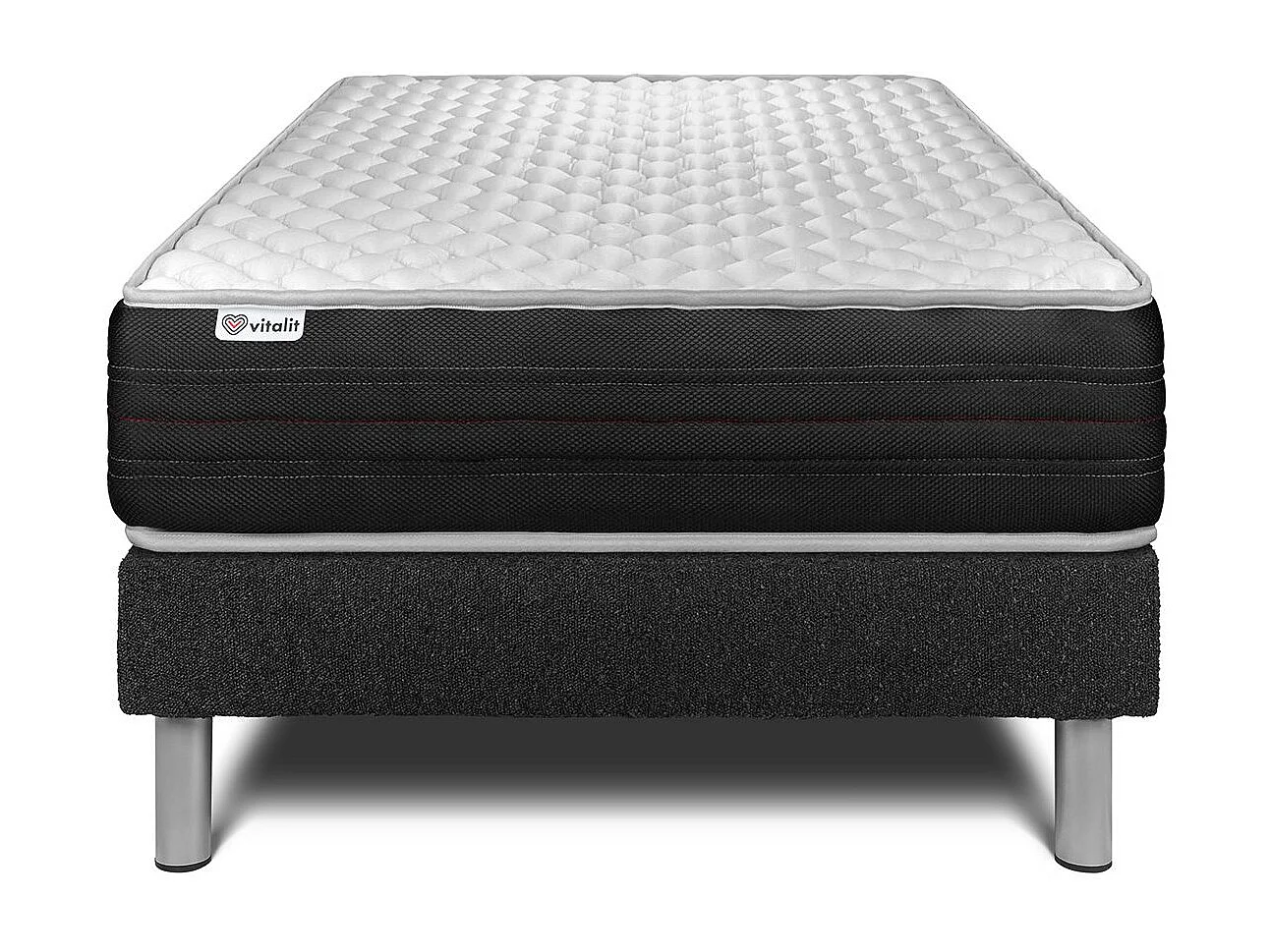 Ensemble Matelas Sommier 120x190 cm - Vitalmemo One