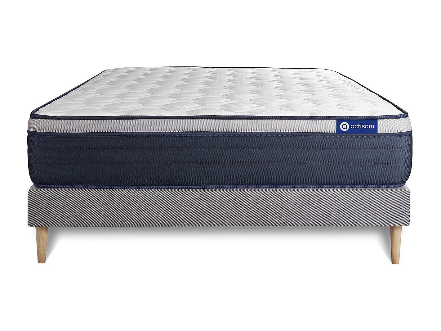 Ensemble Matelas Sommier 150x190 cm - Actimemo Max