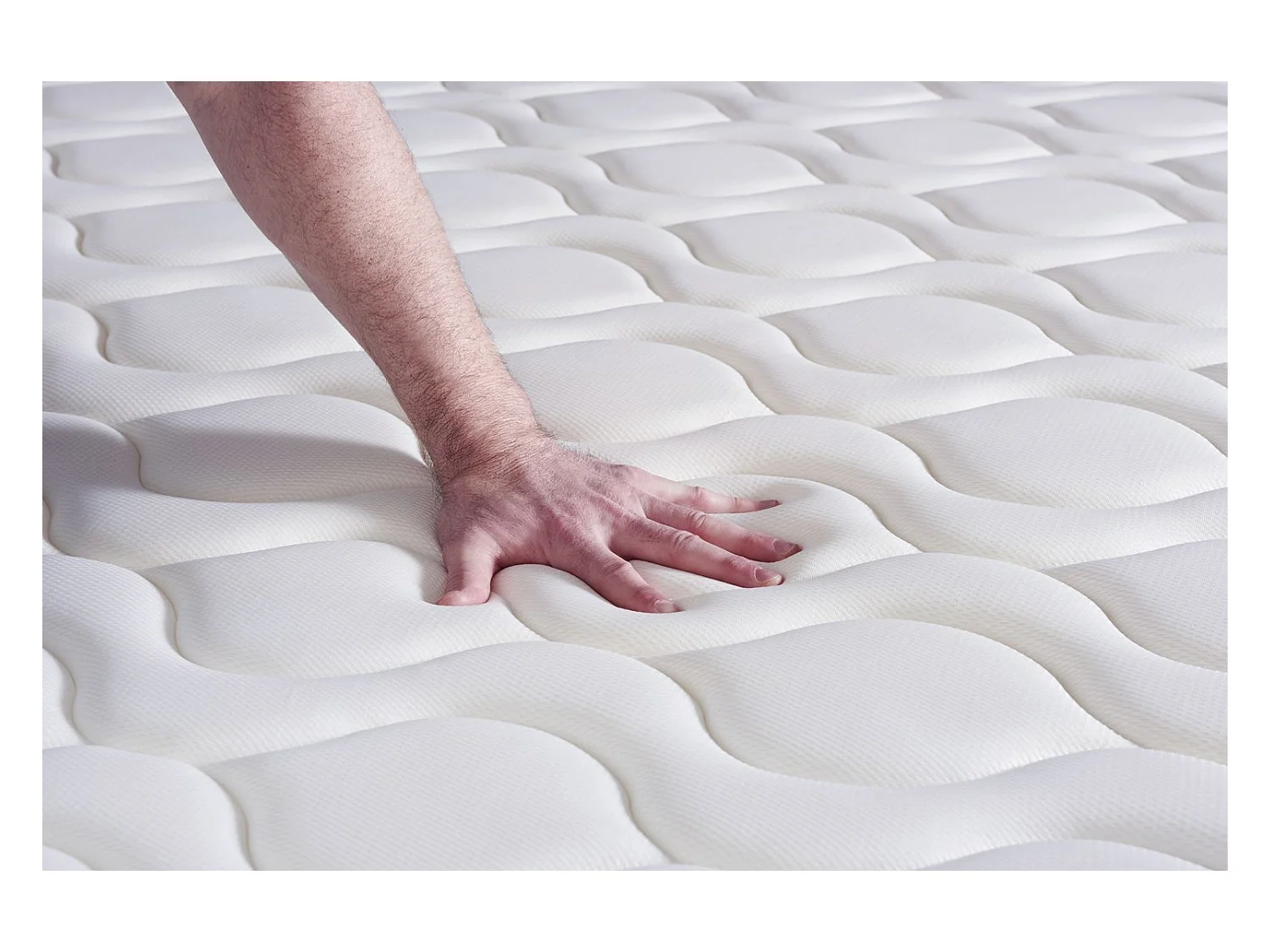 Ensemble Matelas Sommier 150x200 cm - Actimemo Touch