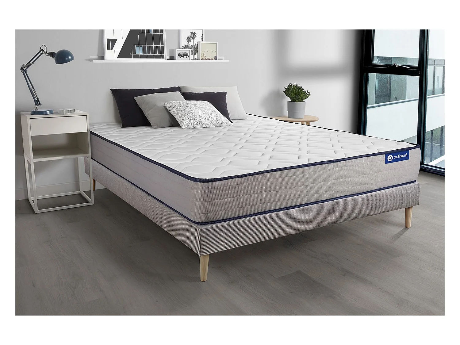 Ensemble Matelas Sommier 150x200 cm - Actilatex Form