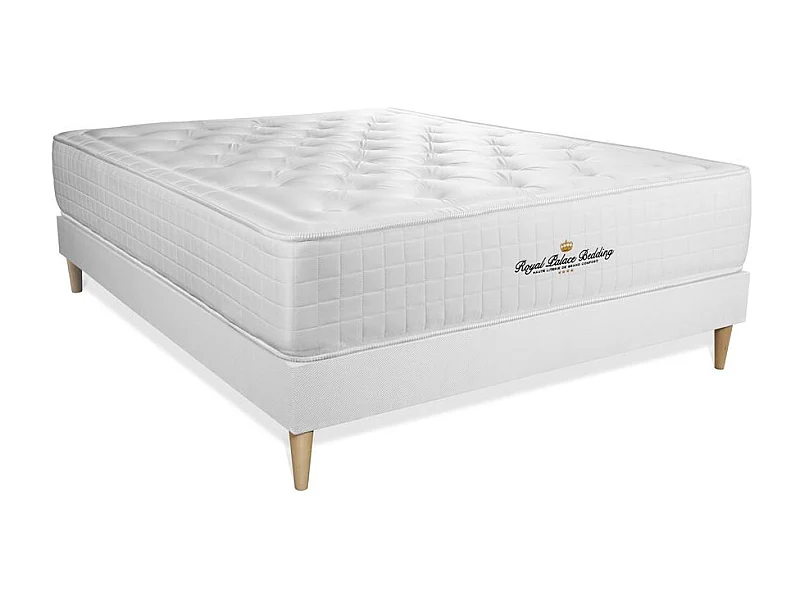 Ensemble Matelas Sommier 150x190 cm - Buckingham