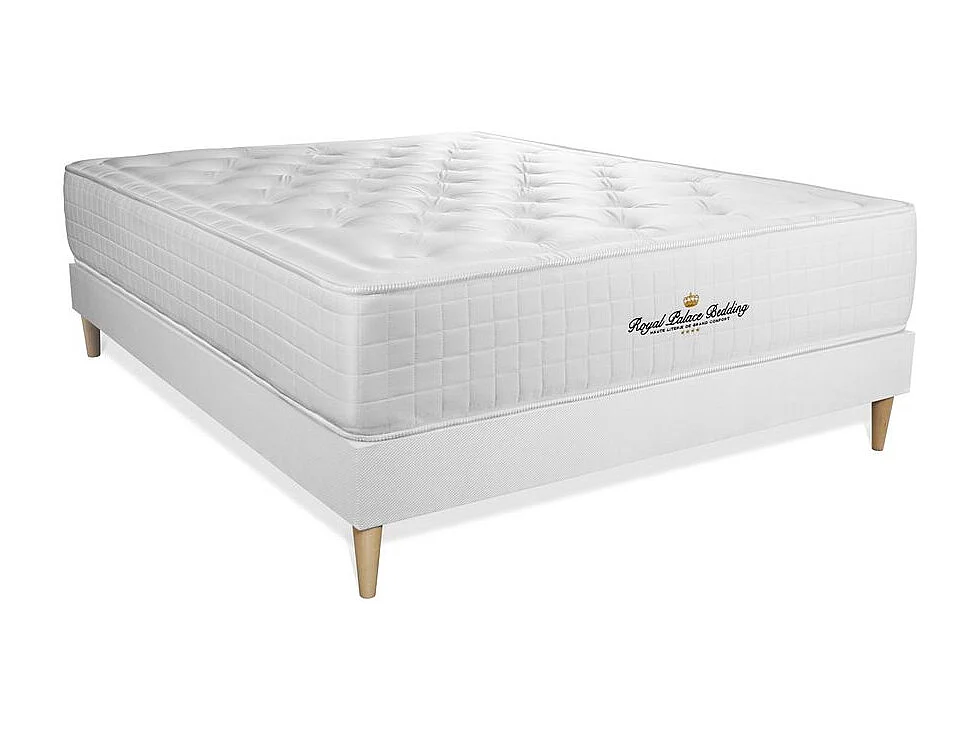 Ensemble Matelas Sommier 150x190 cm - Buckingham