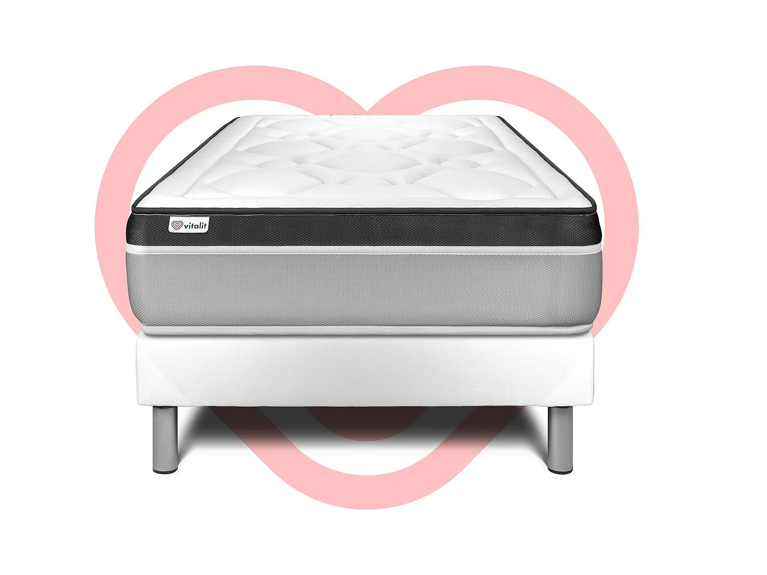 Ensemble Matelas Sommier 120x200 cm - Vital Ergo