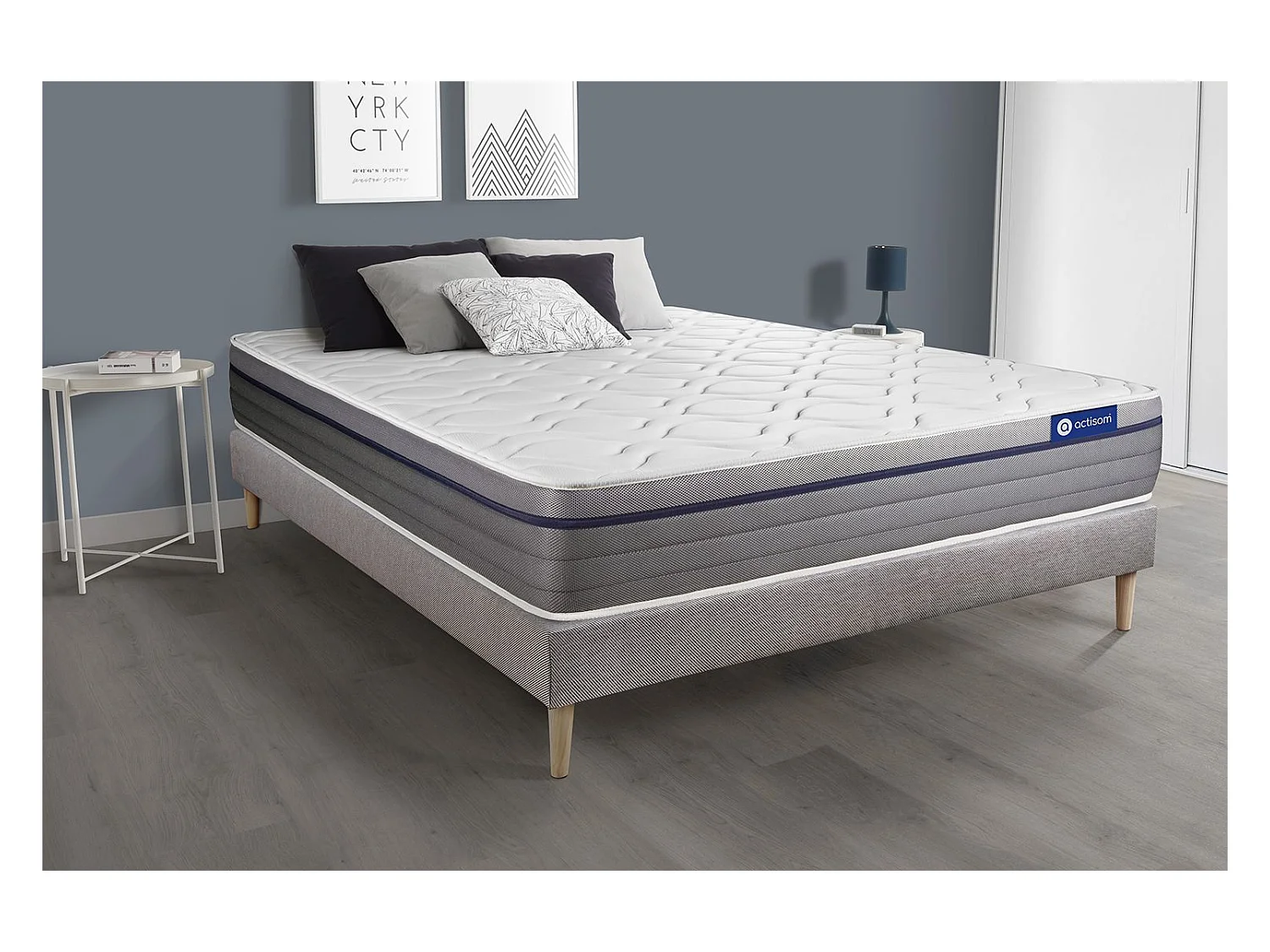 Ensemble Matelas Sommier 160x190 cm - Actiflex Zen