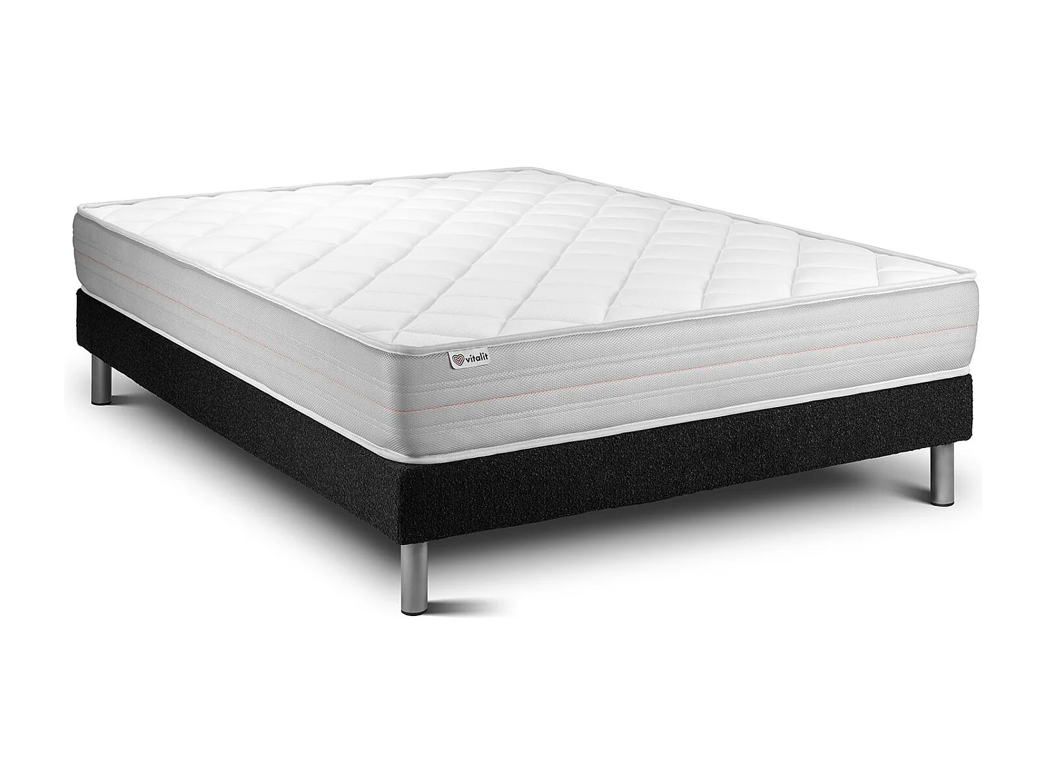 Ensemble Matelas Sommier 135x200 cm - Vitalmemo