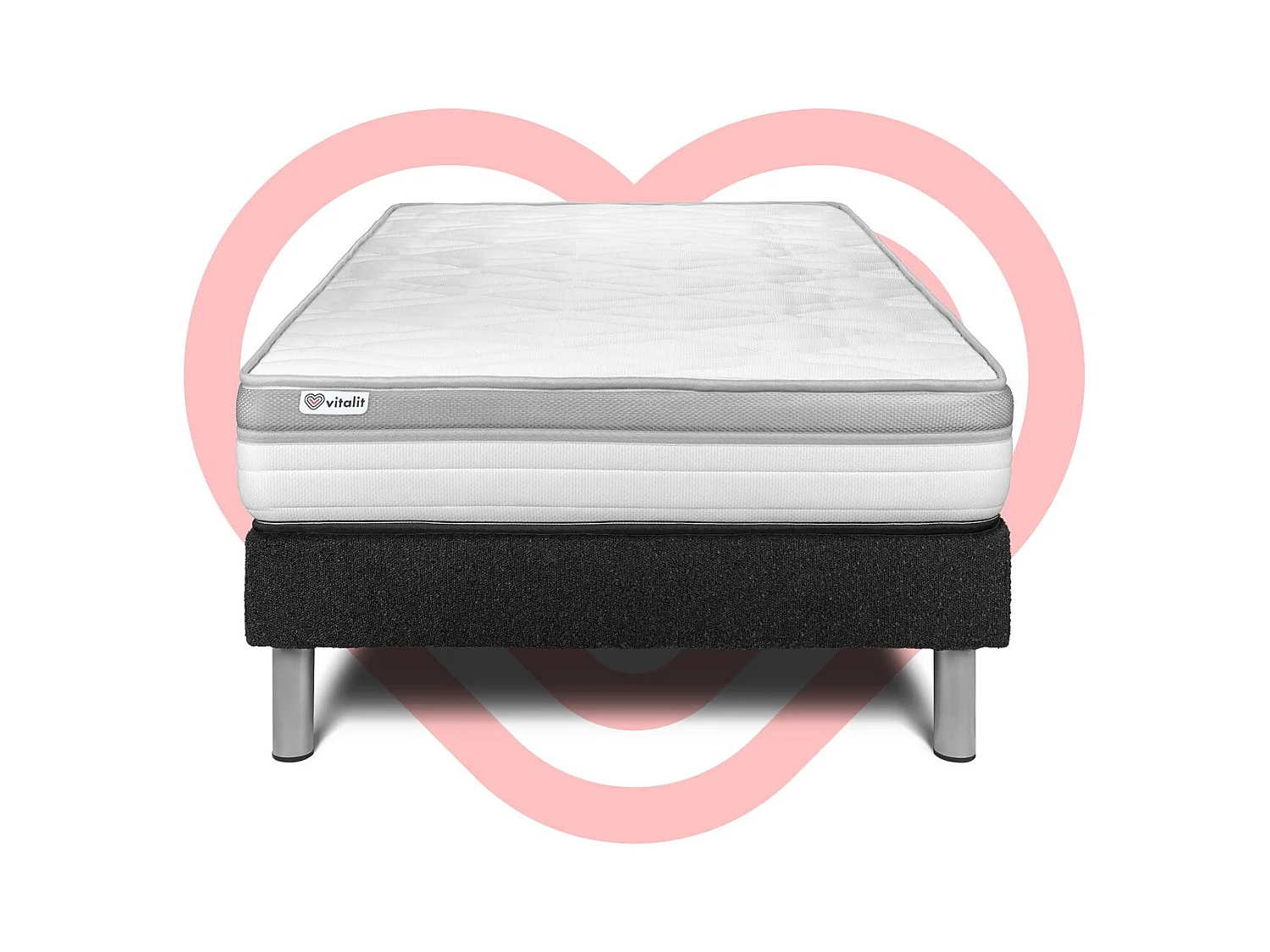 Ensemble Matelas Sommier 120x200 cm - Vital Relax