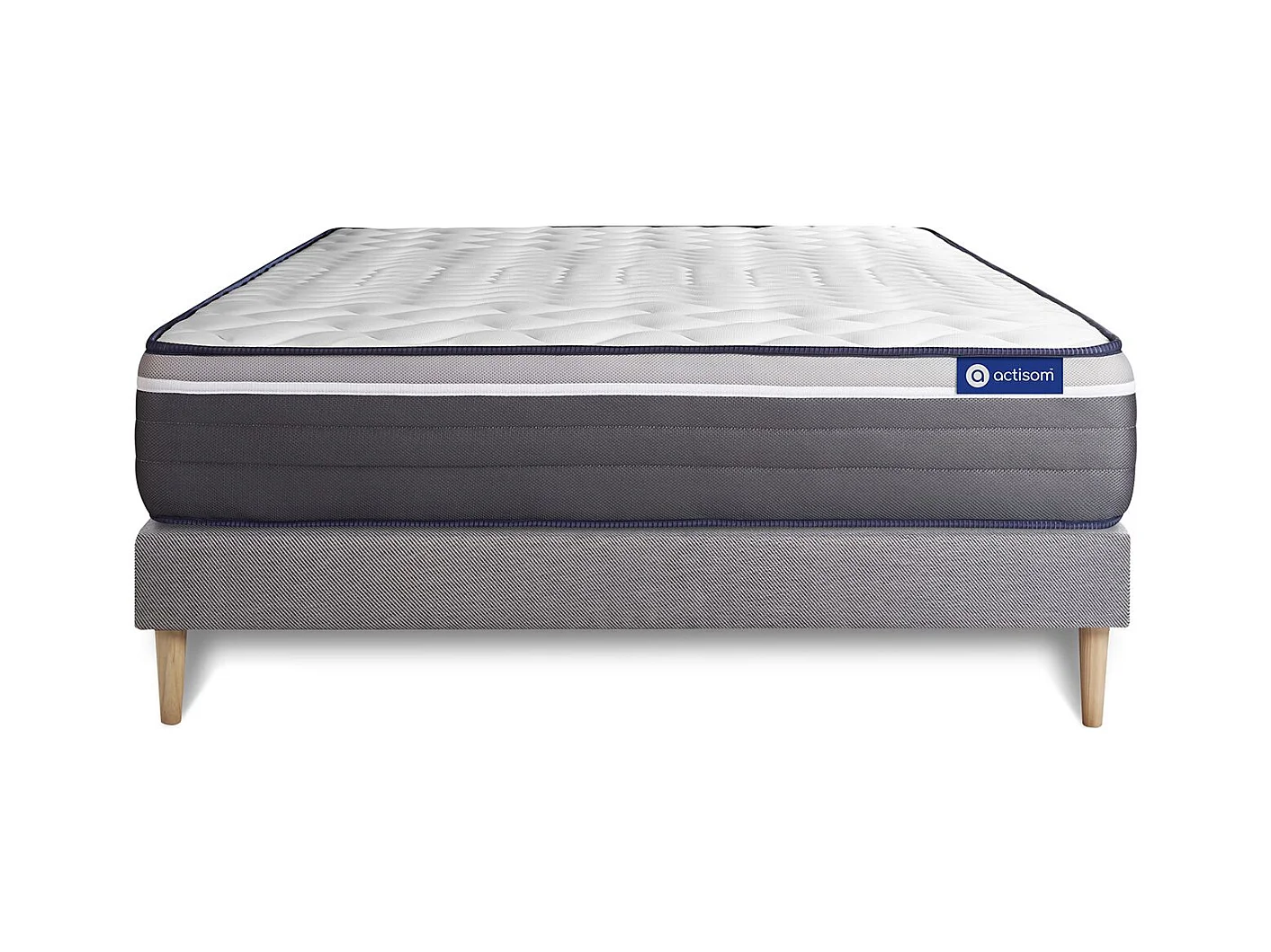 Ensemble Matelas Sommier 135x200 cm - ActiMemo Plus
