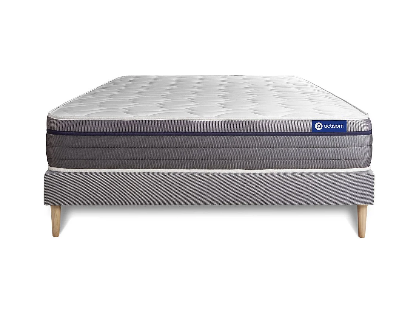 Ensemble Matelas Sommier 160x190 cm - ActiMemo Zen