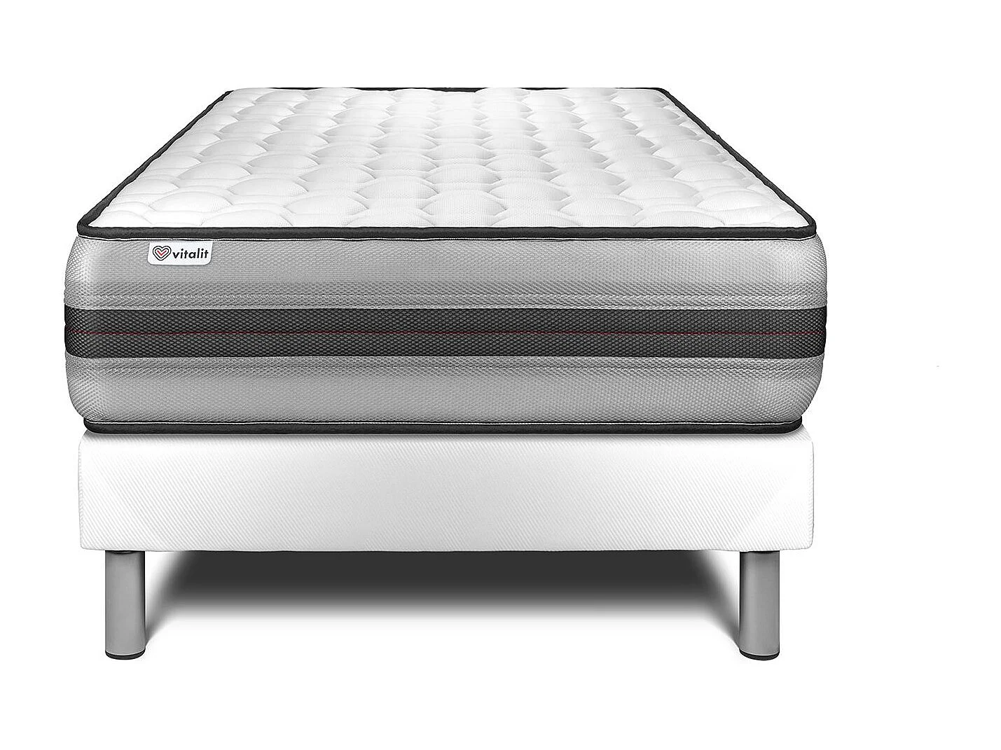 Ensemble Matelas Sommier 120x200 cm - Vitalpower Recover