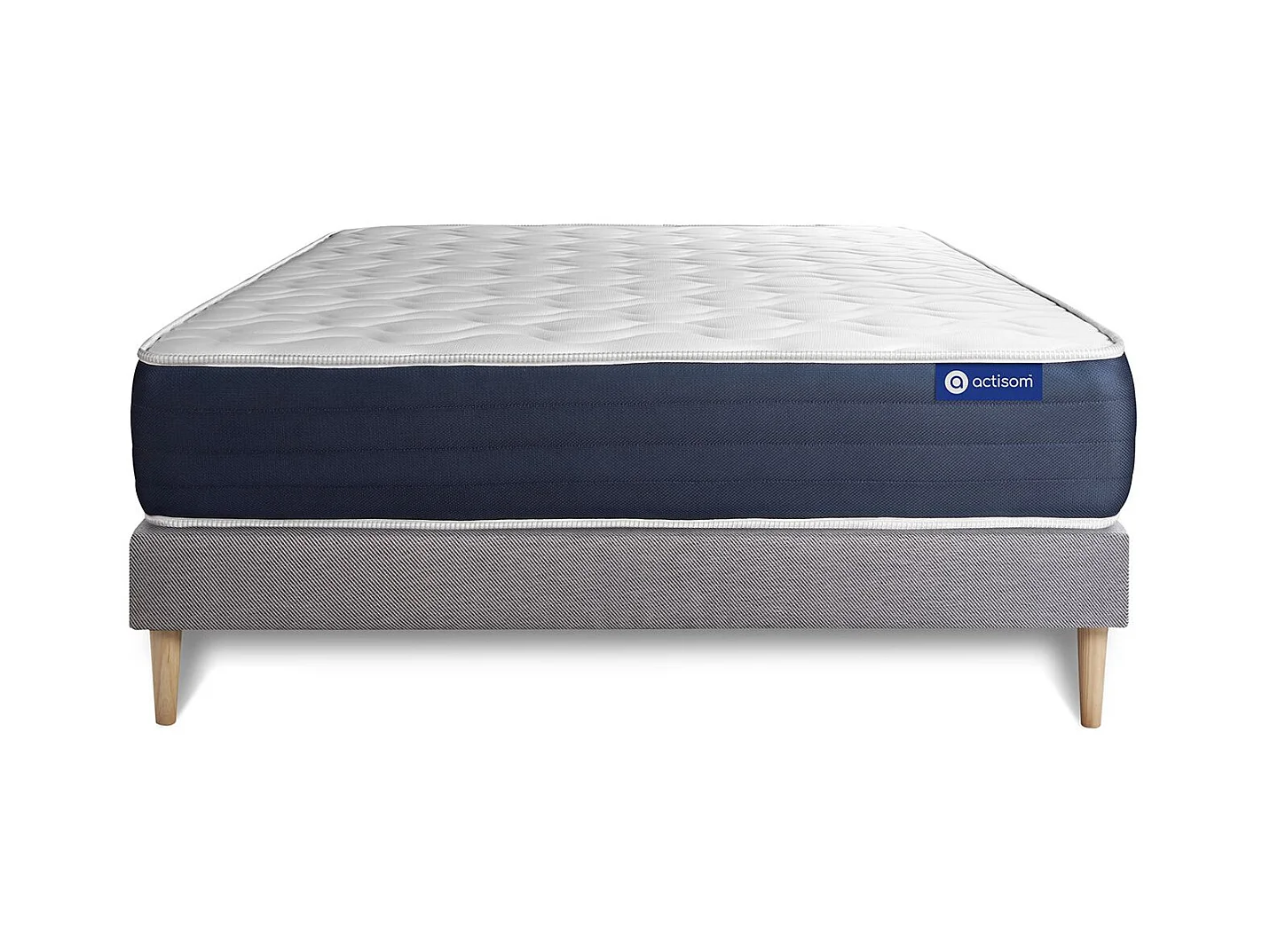 Ensemble Matelas Sommier 150x190 cm - Actiflex Sleep