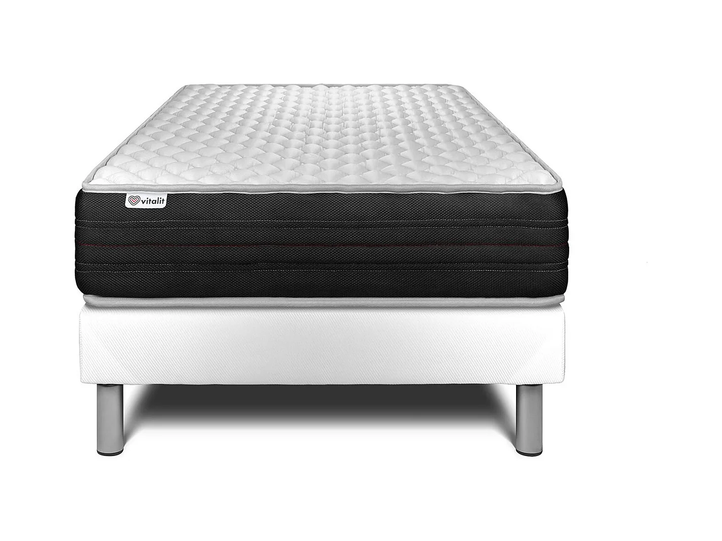 Ensemble Matelas Sommier 120x200 cm - Vitalmemo One