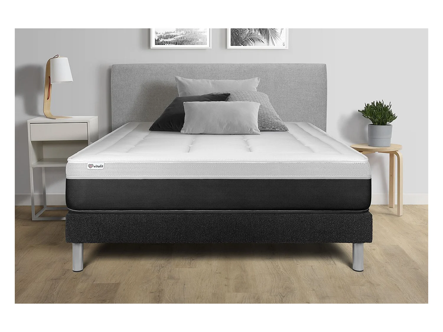 Ensemble Matelas Sommier 150x190 cm - Vital Form