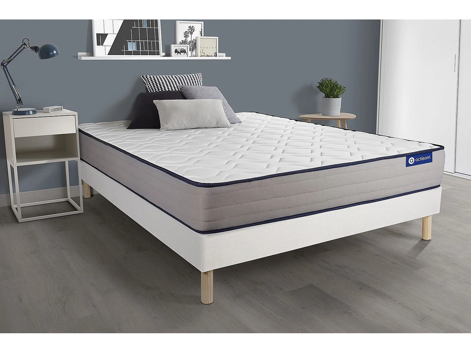 Ensemble Matelas Sommier 150x200 cm - Actiflex Form