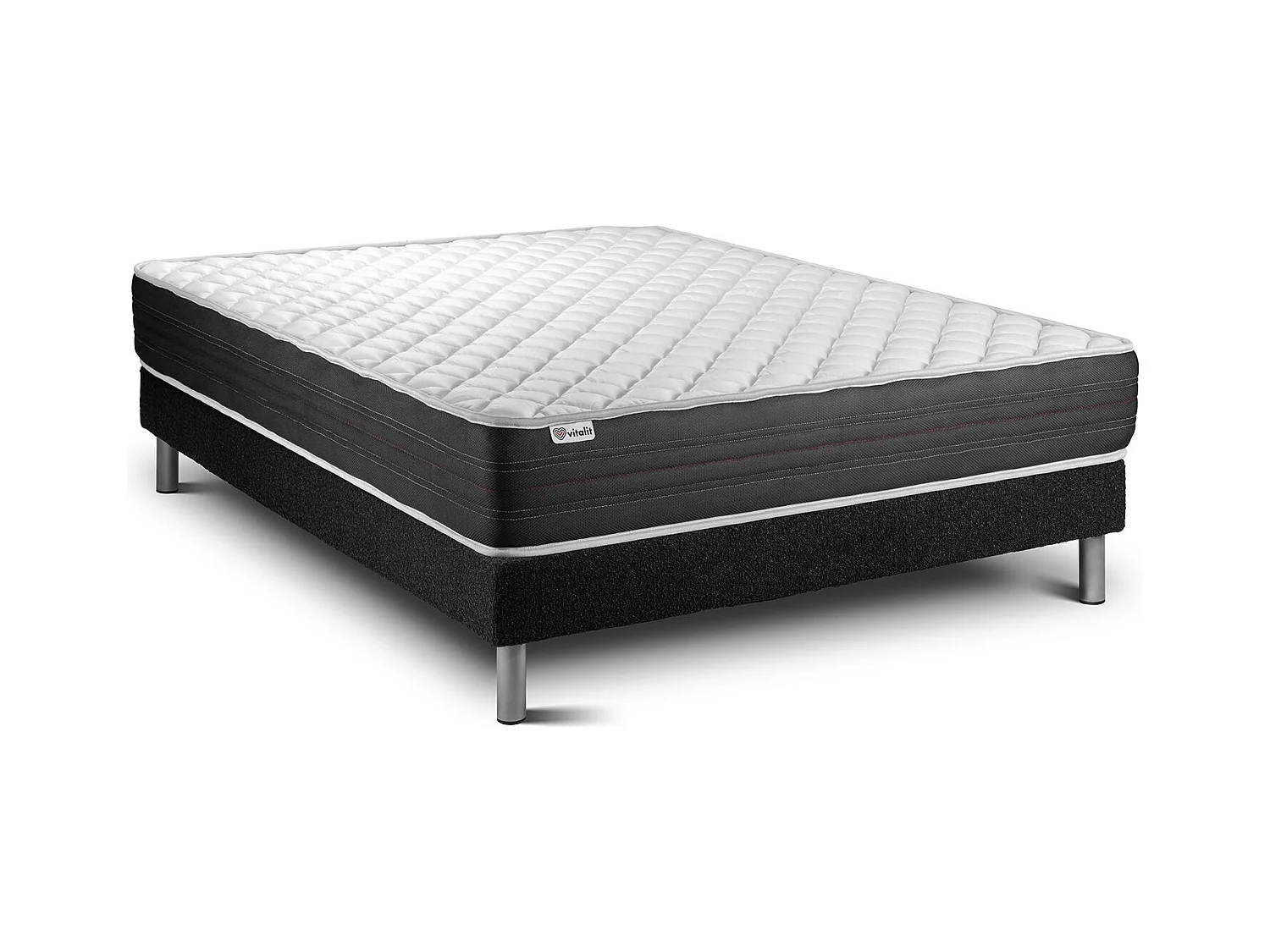 Ensemble Matelas Sommier 150x190 cm - Vitalmemo One