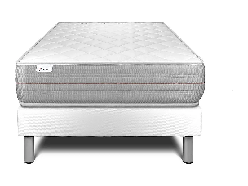 Ensemble Matelas Sommier 120x190 cm - Vitalmemo