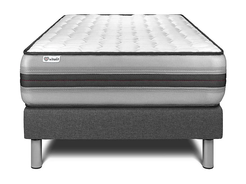 Ensemble Matelas Sommier 120x200 cm - Vitalpower Recover