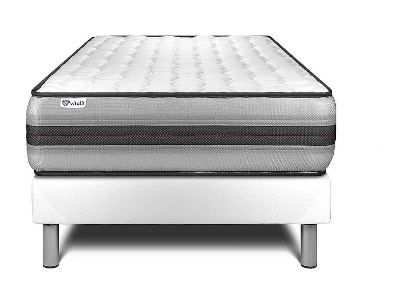 Ensemble Matelas Sommier 120x190 cm - Vitalpower Recover