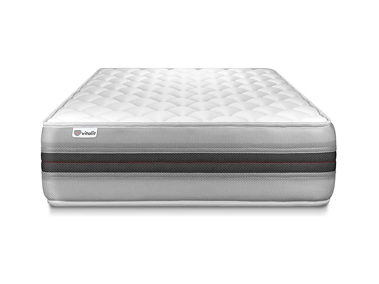 Ensemble Matelas Sommier 90x200 cm - Vitalmemo Back
