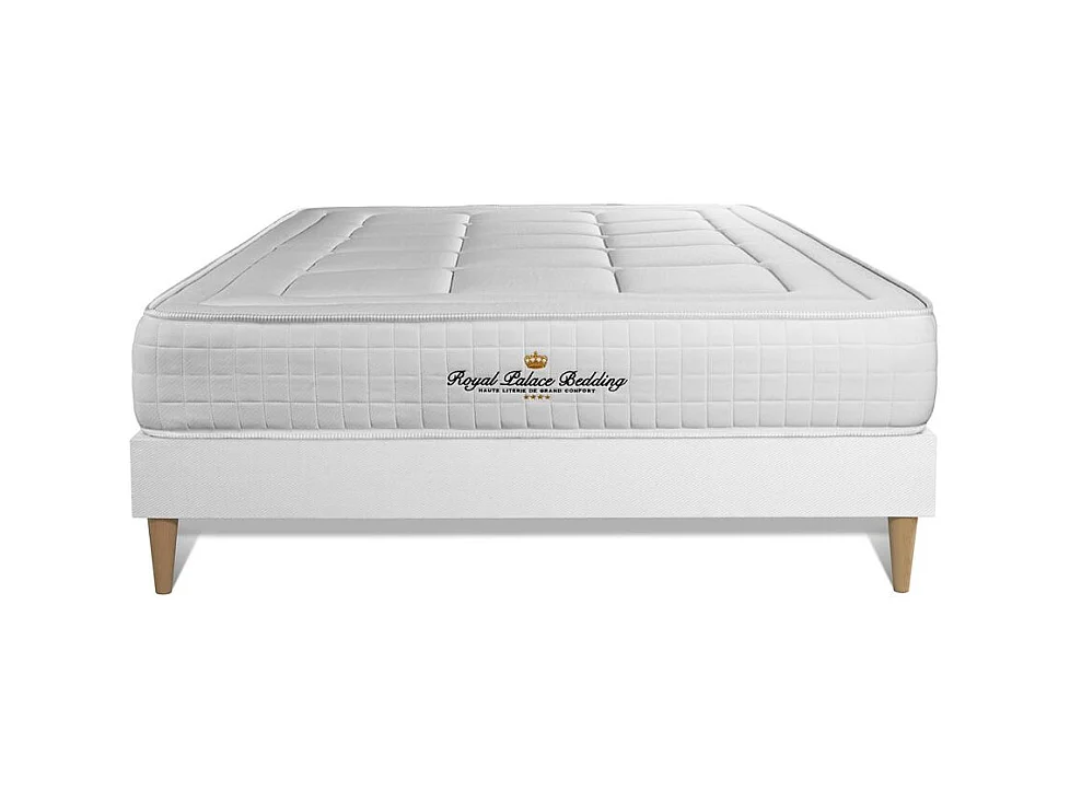 Ensemble Matelas Sommier 150x200 cm - Balmoral
