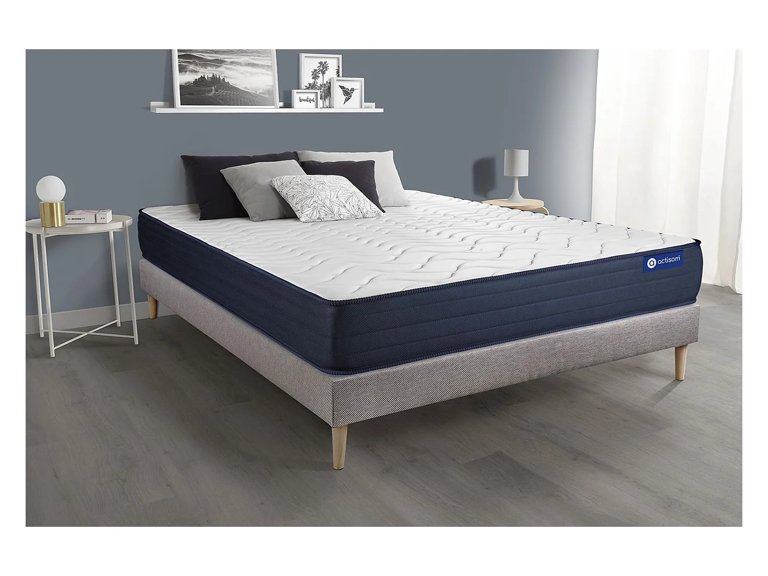 Ensemble Matelas Sommier 150x200 cm - Actiflex Life