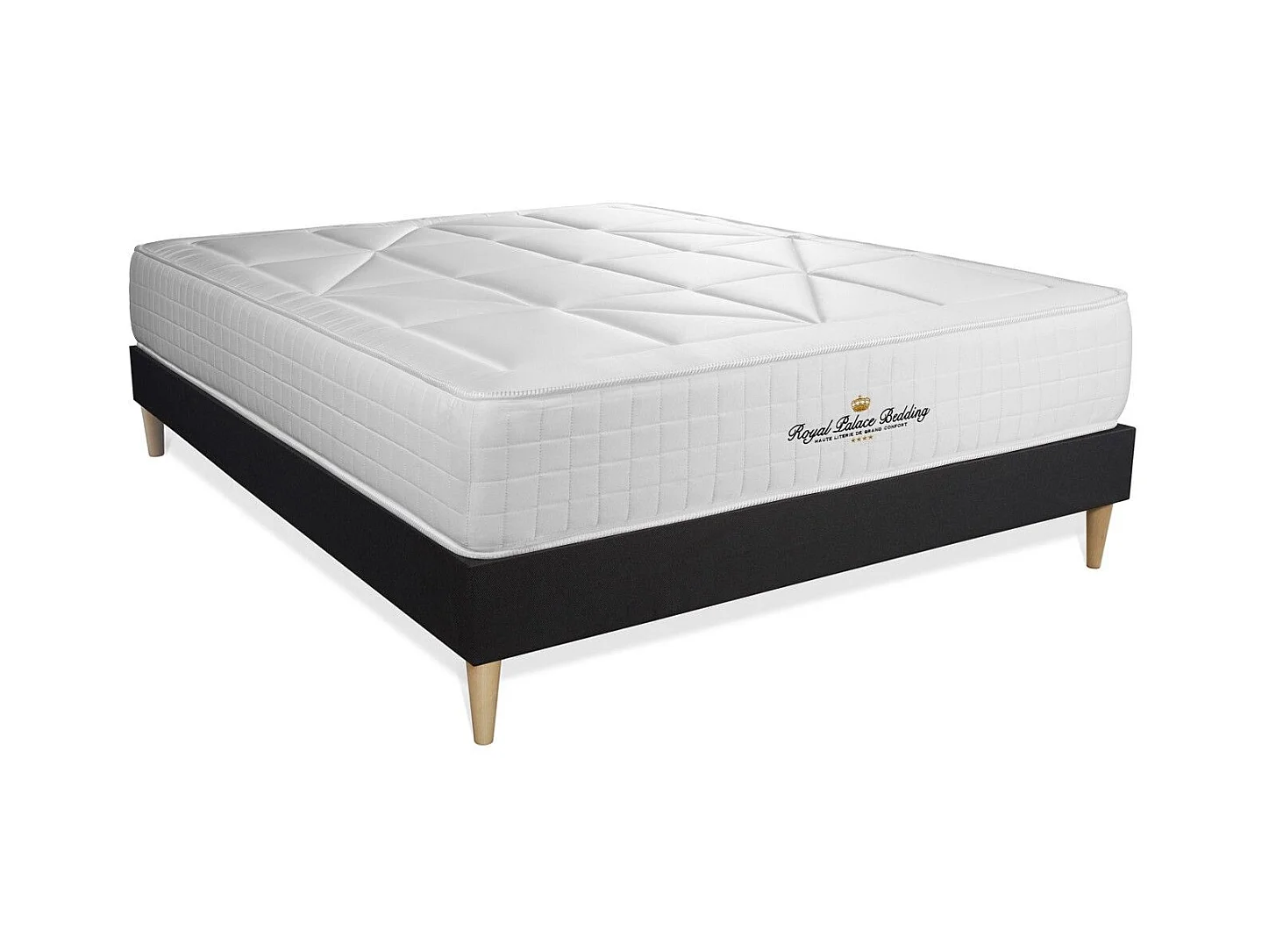Ensemble Matelas Sommier 135x190 cm - Windsor
