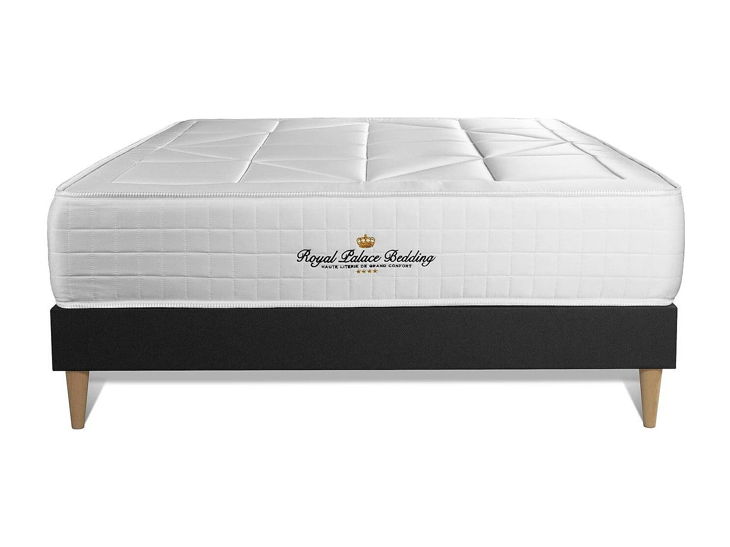 kit rete e materasso Windsor 135 x 190cm - Spessore : 26cm - memory foam e molle insacchettate - Bilanciato