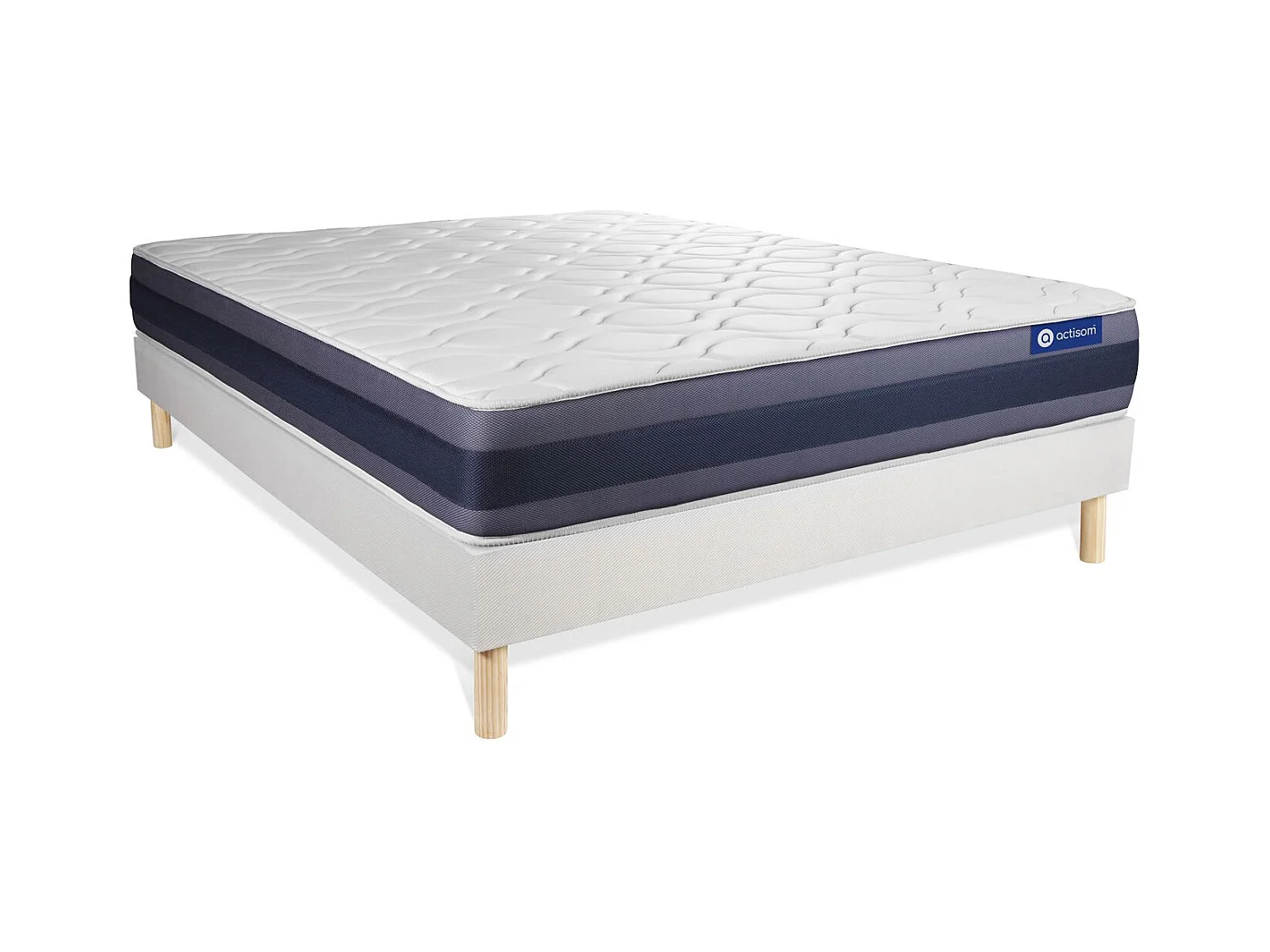 Ensemble Matelas Sommier 150x190 cm - Actiflex Morpho
