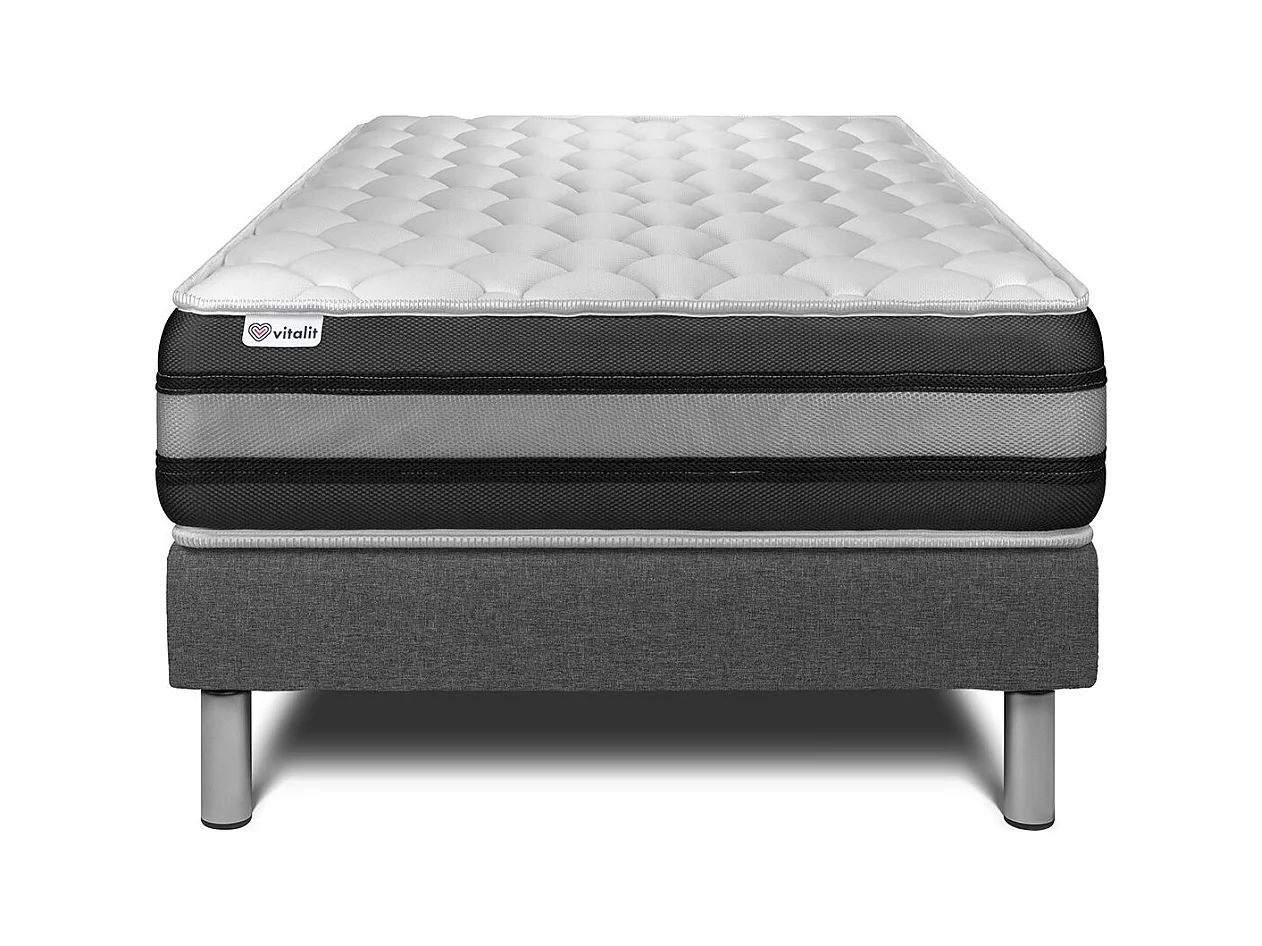 Ensemble Matelas Sommier 120x200 cm - Vitalspring Zen
