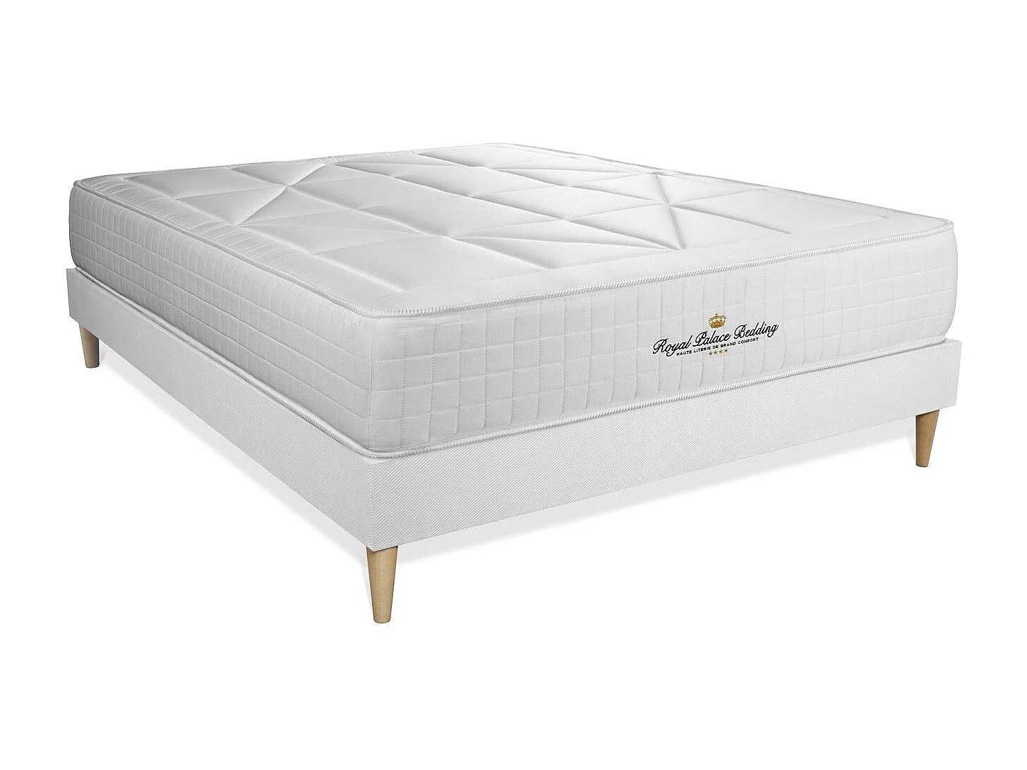 kit rete e materasso Windsor 120 x 190cm - Spessore : 26cm - memory foam e molle insacchettate - Bilanciato